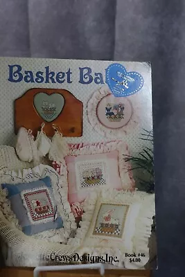 Jeanette Crews Design Basket Baby Cross Stitch Book #46 - Image 1 of 2