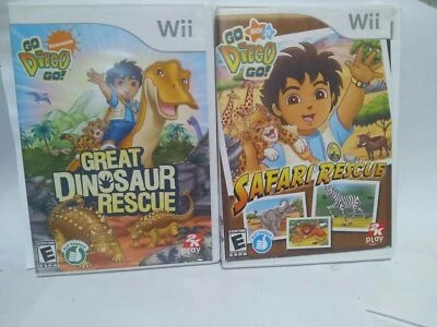 Go Diego Go Wii Games Great Dinosaur Rescue & Safari Rescue a - Image 1 of 4