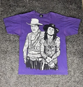 Upper Playground John Wayne and Lil Wayne Graphic Tee Blau Gr. M Lila - Bild 1 von 9