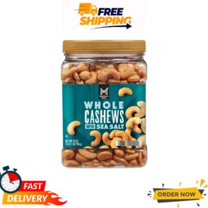 Member's Mark Roasted Whole Cashews Sea Salt 33 oz - Picture 1 of 5