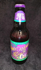 2018 ABITA - MARDI GRAS Bock Beer Bottle with Cap -  Empty - Picture 1 of 4