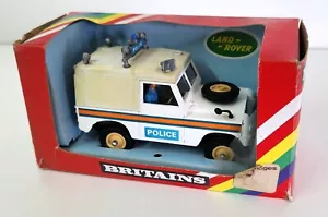 Britains 9610 Polizia Land Rover, con scatola - Foto 1 di 11