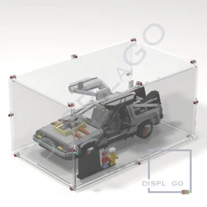 Display Case for LEGO® #10300 Back to the Future Time Machine DeLorean - Picture 1 of 8