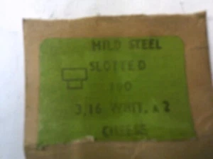 TORNILLOS RANURA CABEZA QUESO BSW 3/16" X 2" X 8 - Imagen 1 de 2