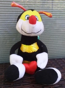 DE COLECCIÓN ACME 1991 PELUCHE RELLENO 14" PATAS FLEXIBLES ABEJORRO CON CORAZÓN DE SAN VALENTÍN - Imagen 1 de 2