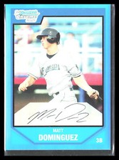 Matt Dominguez 2007 Bowman Draft #BDPP34 /199 Chrome Prospects Blue Refractors