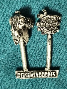 Warhammer Fantasy Ogre Kingdoms - Black Metal Bits on Sprue - Partial - Picture 1 of 2