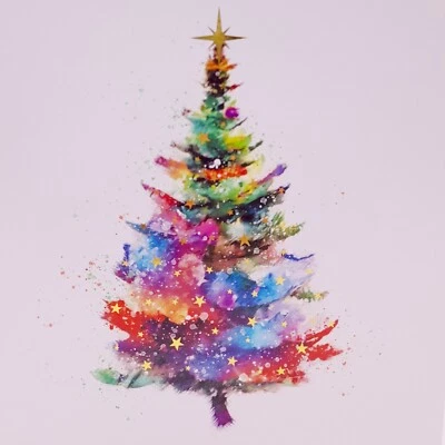 Cats Protection Christmas Cards Christmas Tree 2024 pack of 10 with Envelopes