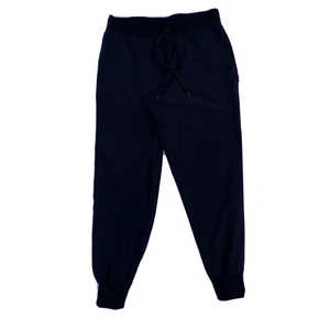 Jockey Womens Jogger Pants Black Regular Comfort Drawstring Slash Pockets Size M - Picture 1 of 10