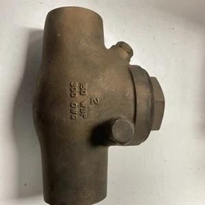 JENKINS - 2” - T Swing Check Valve w/BLEEDER - 150 WSP - 300 WOG (NEW VALVE) - Picture 1 of 5