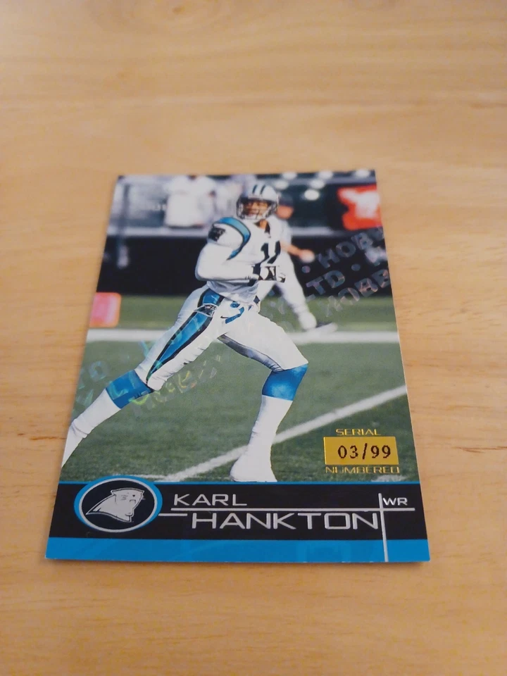 2001 Pacific Hobby LTD #64 Karl Hankton #rd /99 Carolina $$$ - Image 1 of 2