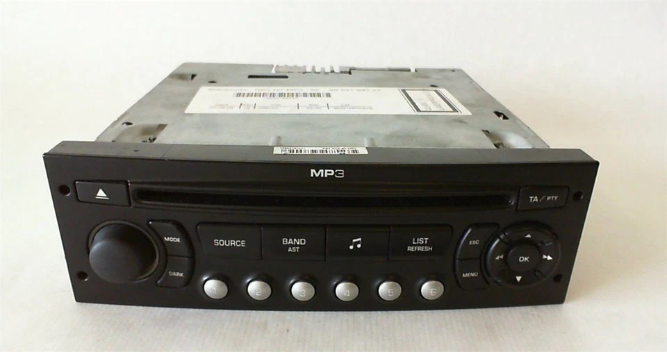 Autoradio Blaupunkt CD MP3 Player 9664769777 Citroen C4  - Bild 1 von 1