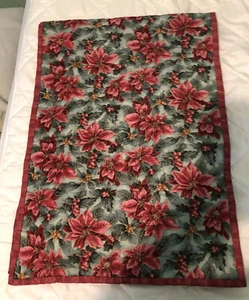 Corredor de Mesa Acolchado Pascua Reversible 50” x 16” Navidad - Imagen 1 de 2