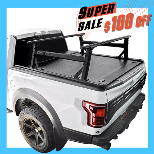 For 20042025 Ford F150 6.5ft Bed ProRetractable Tonneau Cover w