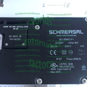 NEW SCHMERSAL AZM161SK-24RKA-024-M16 Safety Door Switch Lock - Picture 1 of 1