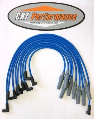 DODGE RAM 1994-2003 5.2L 5.9L V8 1500 2500 3500 FIOS DE VELA DE IGNIÇÃO AZUL 8MM - EUA! - Imagem 1 de 2