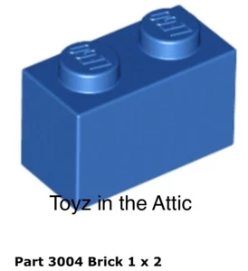 Lego 2x 3004 Blue Brick 1 x 2 6971 Space - Picture 1 of 1