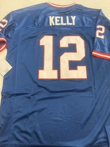 Jim KELLY BUFFALO BILLS #12Throwback Jersey Size Mens Large Or XLarge - Picture 1 of 7