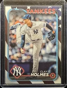 2024 Topps Series 1 - #247 Clay Holmes Independence Day 01/76 - Picture 1 of 2