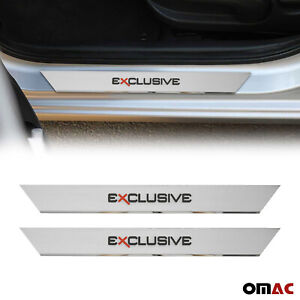 Chrome Car Door Sill Scuff Molding Guard Digital Printed For Nissan Frontier