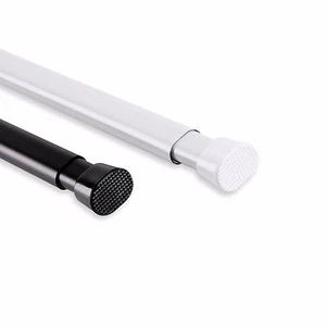 Oval Spring Tension Rod  choose from 2 colors and 2 sizes (22-60 inch) - 2 Pcs - Picture 1 of 6