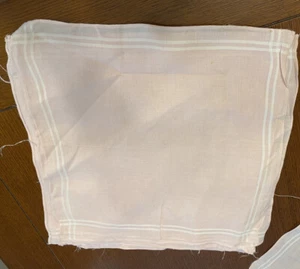 vintage set 12 cloth napkins 15” square pink - Picture 1 of 5