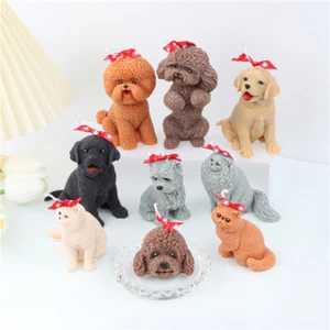 3D Dog Candle Mold Silicone DIY Simulation Dogs Molds Making Soap Resin Mould - Picture 1 of 20
