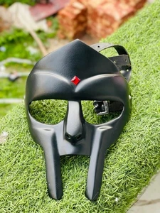 MF Doom Mask Mad Villain Gladiator Face Mask Inspired Anti Rust Black - Picture 1 of 10
