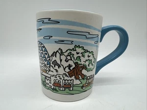 Tazza caffè Walt Disney World Skyline 4 parchi Epcot Hollywood Tower Magic Kingdom - Foto 1 di 8