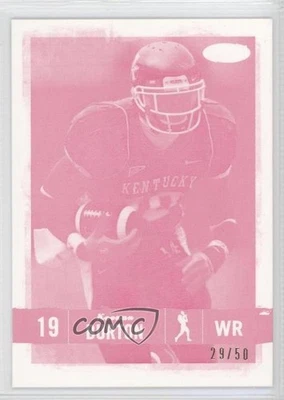 2008 SAGE Hit Make Ready Magenta /50 Keenan Burton #19 Rookie RC - Image 1 of 2