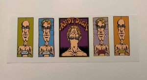 EMEK ANDY DICK SILKSCREEN ROCK CONCERT POSTER THE VIPER ROOM LOS ANGELES - Picture 1 of 2