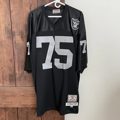 Camiseta de colección 2004 de los Raiders de Los Ángeles para hombre talla 4X NFL fútbol Howie larga Foto 1 de 4