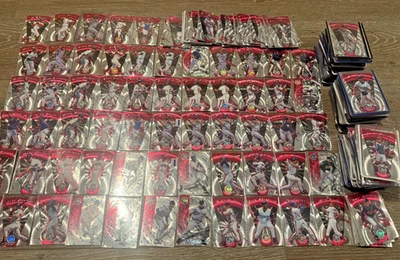 Pinnacle 1997 totalmente certificado rojo platino/lote de 399 (300+ tarjetas como nuevas) HOF RC Foto 1 de 4