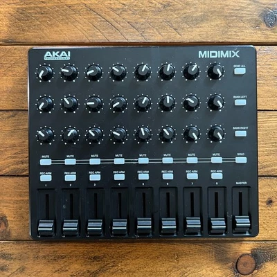 Akai Professional MIDImix MIDI USB DAW controller mixing desk mixer faders knobs - Image 1 of 4