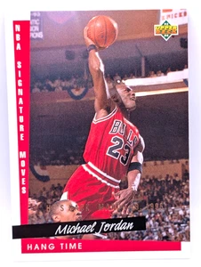 1993-94 UPPER DECK #237 MICHAEL JORDAN HANG TIME HE'S BACK - Picture 1 of 1