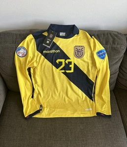 Marathon Authentic Ecuador Copa America 2024 Moises Caicedo Jersey Men’s Sz M - Picture 1 of 8