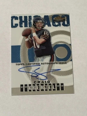 CRAIG KRENZEL TOPPS FINEST AUTOGRAPH AUTO RC SP /999 OSU OHIO ST. BUCKEYES BEARS - Image 1 of 2