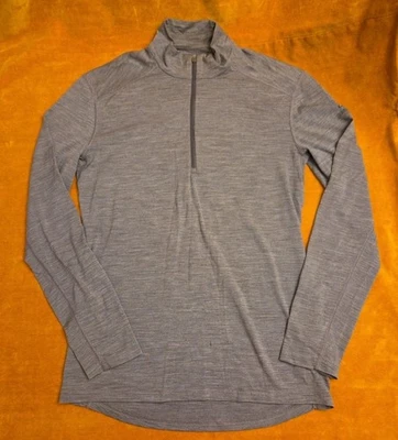 Top Pullover Icebreaker 200 Lana Merino Media Cremallera - Talla M Taupe Foto 1 de 4