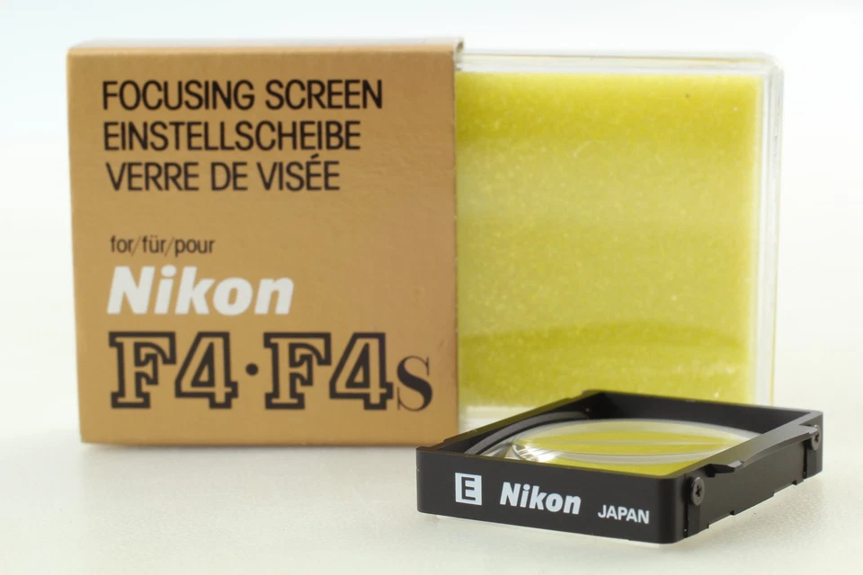 [Sin usar en caja] Pantalla de enfoque Nikon F4 tipo E para F4 F4s F4e de JAPÓN Foto 1 de 4