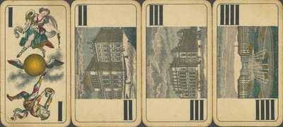 VEDUTEN TAROCK - VUES DE VIENNE PIATNIK, VIENNE, 1900 - TAROT (150) - Image 1 of 4