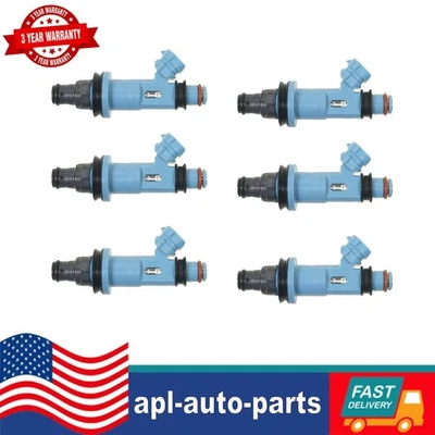 Juego de 6 inyectores de combustible para Lexus 2001-2005 IS300 3,0 L 2000-2005 GS300 3,0 L L6  Foto 1 de 4