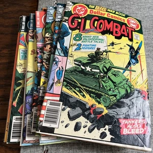 10 Lot Run: G.I. Combat Comics #210-#219 1978 DC Comics *see All Photos - Picture 1 of 24