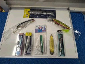 (8) LOT SALTWATER LURES/ SEE PHOTOS - Picture 1 of 9