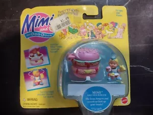 Vintage 1995 Mattel MIMI & GOO GOO MIMI AND HER BURGER Tasche Mini PUPPEN SET NEU - Bild 1 von 7