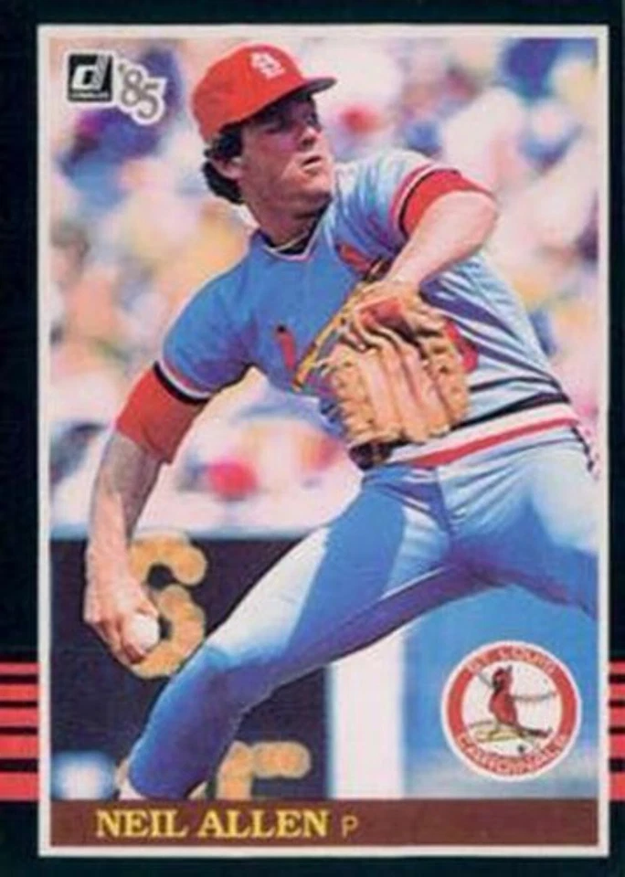 #205 Neil Allen - St. Louis Cardinals - 1985 Donruss Baseball - Image 1 of 1