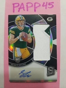 SEAN CLIFFORD 2023 SPECTRA RPA ROOKIE PATCH SILVER PRIZM RC AUTO /99 - Imagen 1 de 3