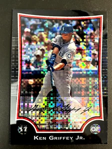 Ken Griffey Jr 2009 Bowman Chrome Xfractor Card #7 Serial #d /250 HOF Mariners - Picture 1 of 2
