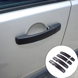For Land Rover Discovery 4 Outer Handle Decorative Cover Non-porous Matte Black - Bild 1 von 8