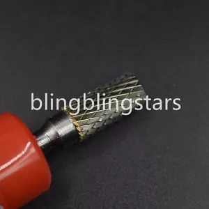 A6*10mm Cylindrical Cut Tungsten Carbide Burrs Cutting Tool Die Grinder Bit 1/4" - Picture 1 of 6