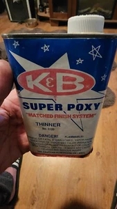 Vintage K & B Super Poxy Thinner No 8120 - Bild 1 von 7